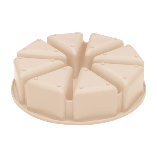 MinikOiOi Beige Silikone Bageform til Mini Cupcakes, 8 stk.