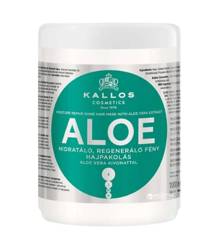 Kallos KJMN Aloe Regenererande Mask 1000 ml