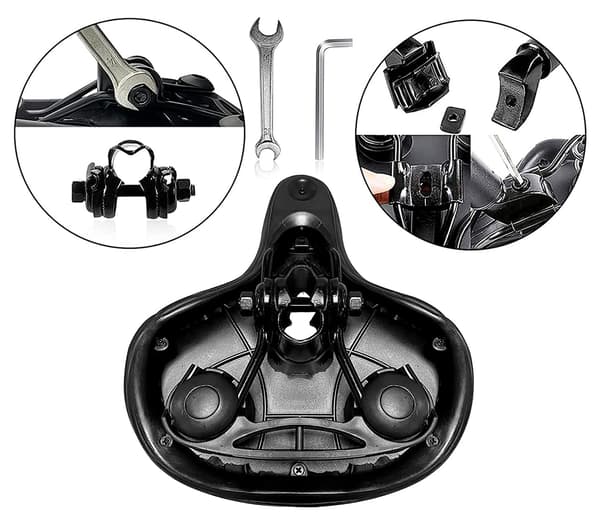 MalTrack B-Comfy400 Skum Cykelsadel