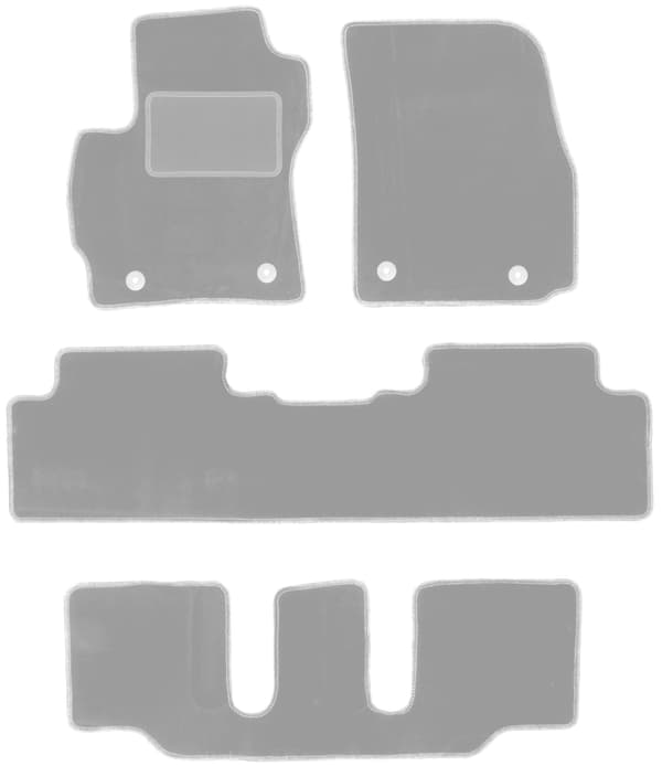 Grå bilmattor för: Mazda 5 I 7-sitsig (2005-2010)