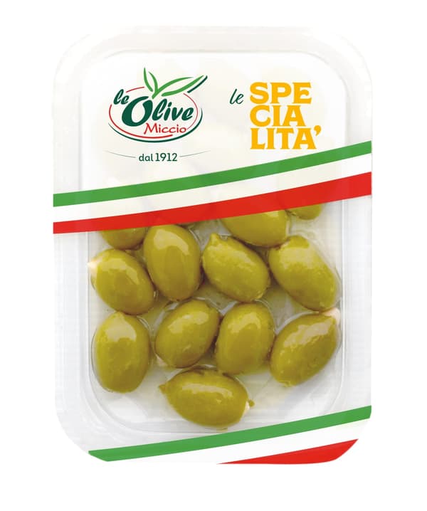 Oliver med mandlar 120gr förpackning - Miccio