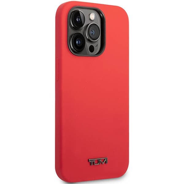 Tumi flytande silikonskal till iPhone 14 Pro, röd