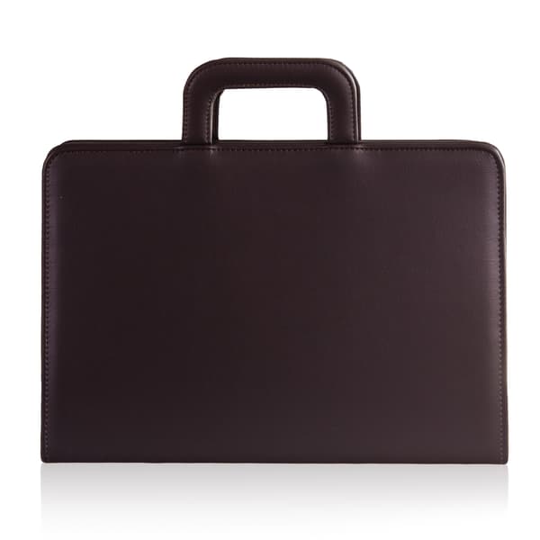 Elegant A4 herremappe - Stilfuld konferencemappe med ring og klips