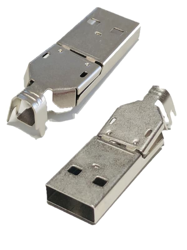 Verktygsfri USB-A-patchport, snabb installation, USB 2.0-port