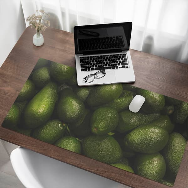 Modern halkfri matta för TV-utrustning Avokado Stack 120x60 cm