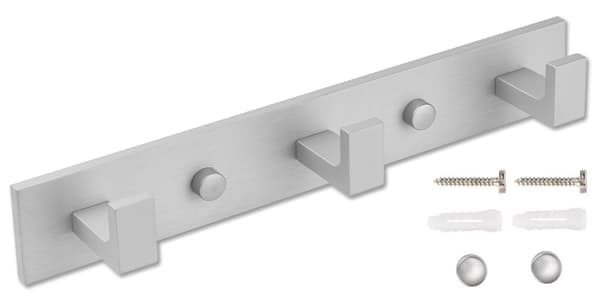 Loft Trio klädhängare, silver