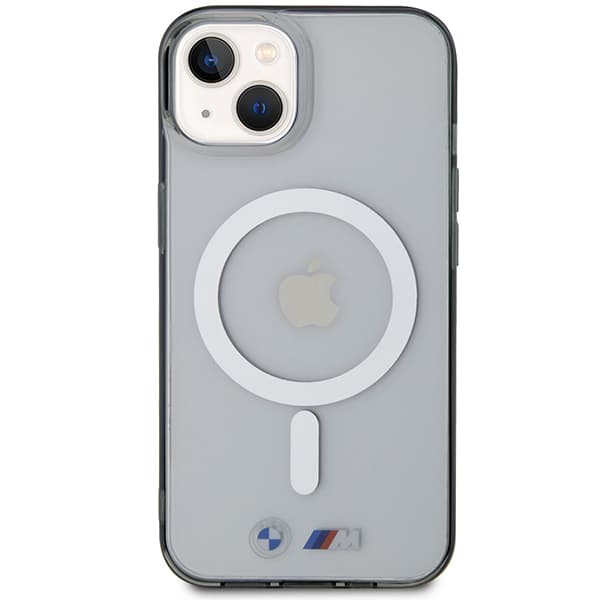 BMW Silver Ring MagSafe-skal till iPhone 14 Plus, transparent