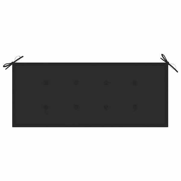 vidaXL Puutarhapenkki tyynyllä 120 cm bambu