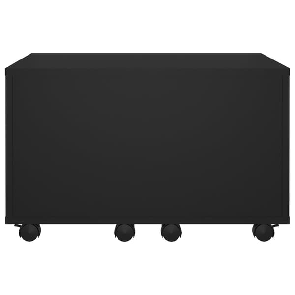 vidaXL sofabord, sort, 60x60x38 cm, træbaseret materiale