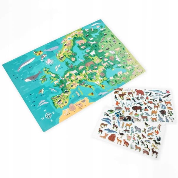 Var bor de? Europas djur + KIDEA-spel