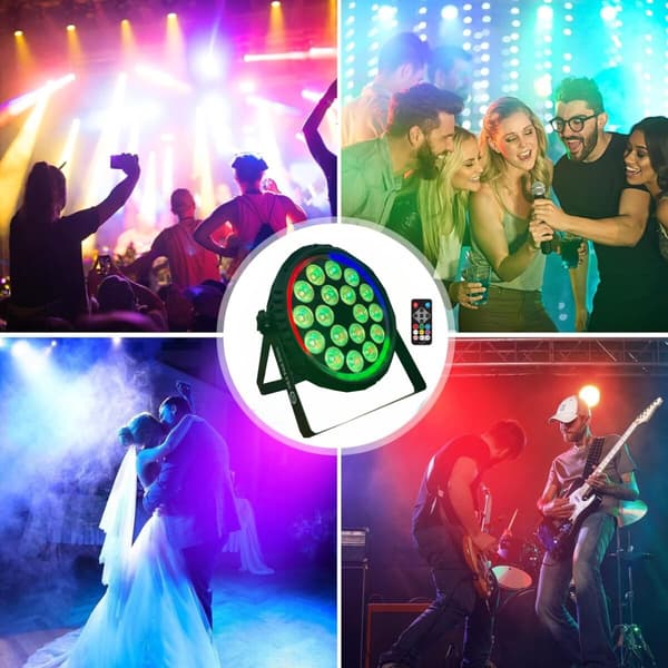 LIGHT4ME HEX PAR RING scenreflektor ljuseffekt DMX