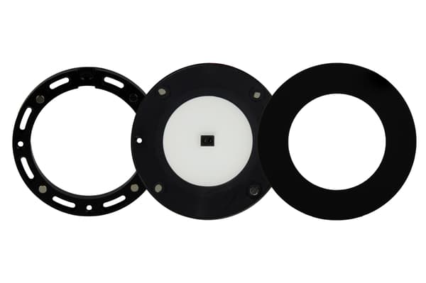 Indbygget LED-møbellampe 3W IR-sensor sort 4000K SLL02
