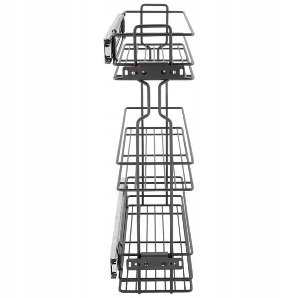Bagagekurv 20 3P Side SILENT CLOSING Grafit + guide
