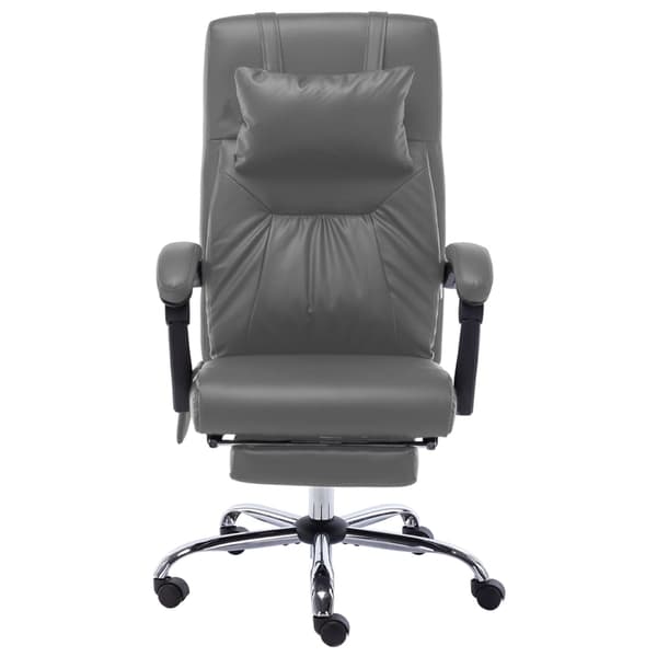 vidaXL massagekontorstol, antracit, kunstlæder