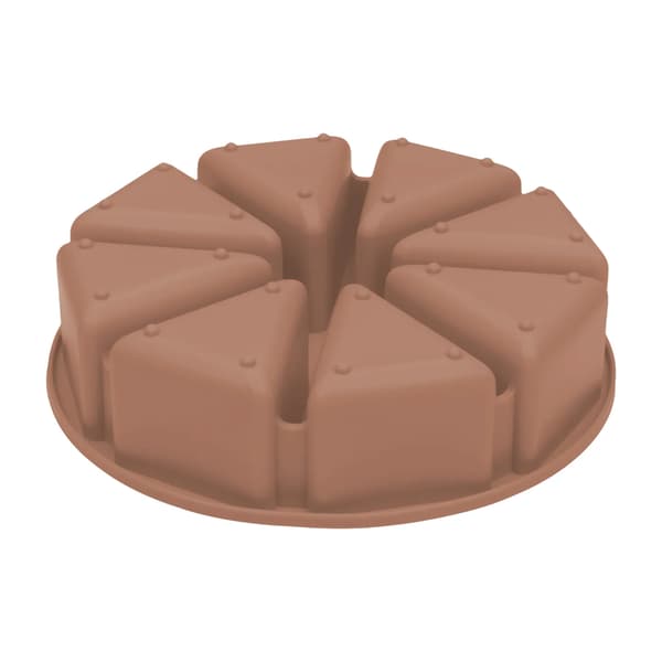 MinikOiOi Brun Silikone Bageform til Mini Cupcakes, 8 stk.