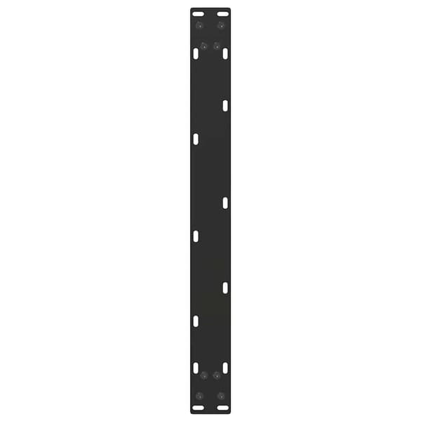 vidaXL sofabordsben, 2 stk., sort, 70x(30-31) cm, stål