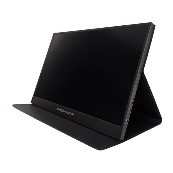 Bærbar touchscreen-skærm 15,6" full HD, Pro-View, IPS, HDR, VESA, USB-C, til bærbar computer. Model PM1560XTS-touch