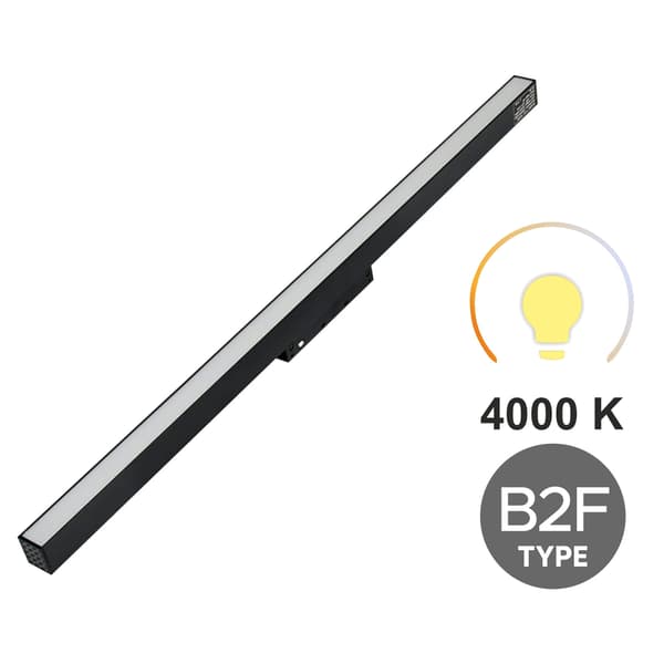LED-projektør med lineær spotlight 20W 3CCT type B2F til magnetiske skinner SMART TRACK 48VDC