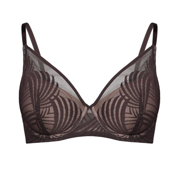 Nacre Esotiq Push-Up-BH | Mörkbrun 65E