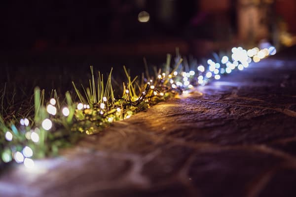 Twinkly Cluster 400 LED varmvit svart strömkabel EU typ 6 m