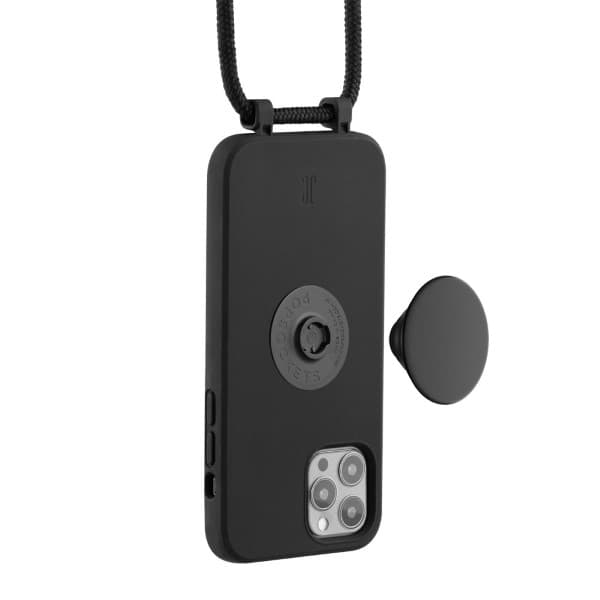 Just Elegance PopGrip-skal till iPhone 12 Pro Max Svart