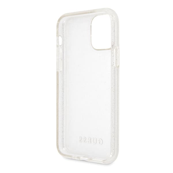 Guess Glitterskal till iPhone 11 Pro Max, Silver