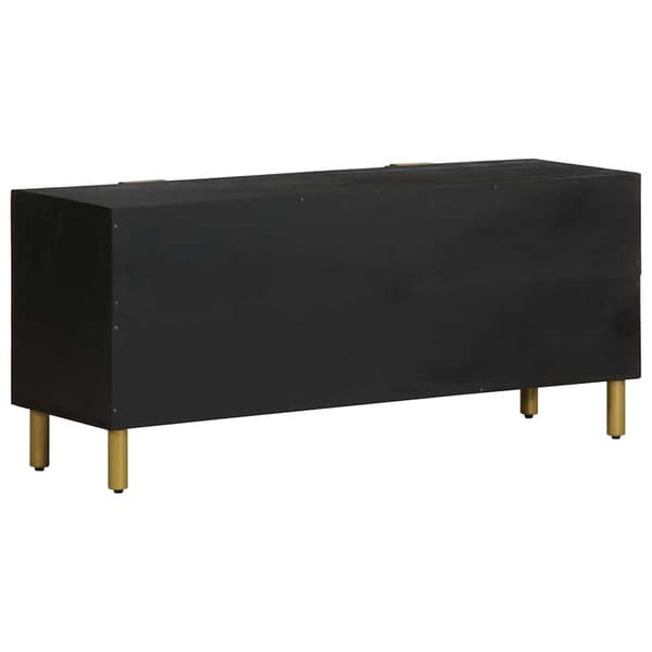 vidaXL TV-bord, sort, 105x33x46 cm