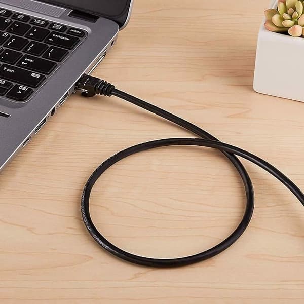 LAN-netværkskabel RJ45 Cat-6 Ethernet 0,9m Sort