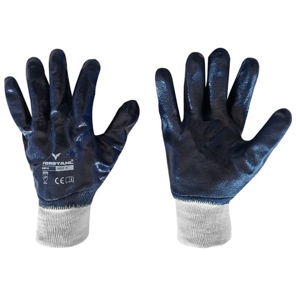 Skyddshandskar av bomull och polyester, 12-pack, storlek 9, Vorstahl-kvalitet