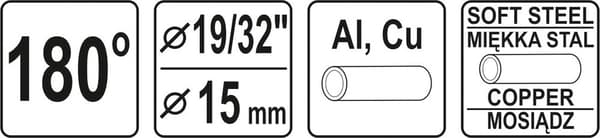 Rörbockare 15mm YT-21844 YATO
