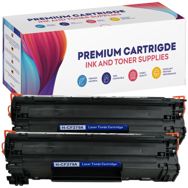 2x toner til HP M12a M12w MFP M26 GP-HCF279A x2