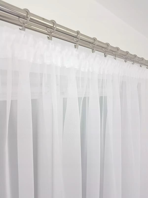 Kort voilegardin 400x130cm