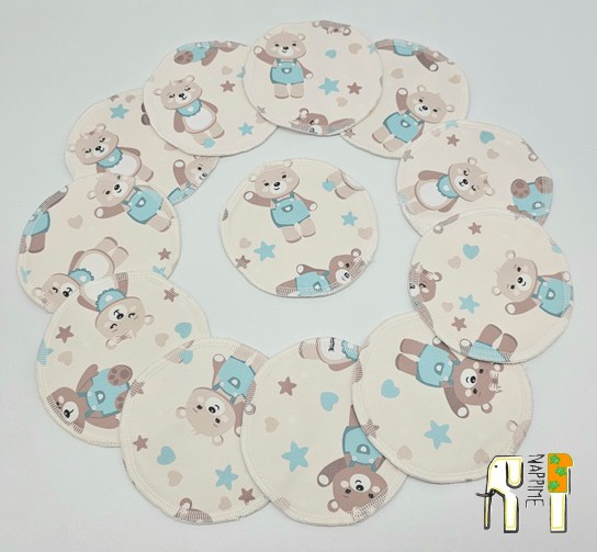 NappiMe Coolmax Mint Bears ammeindlæg i PUL