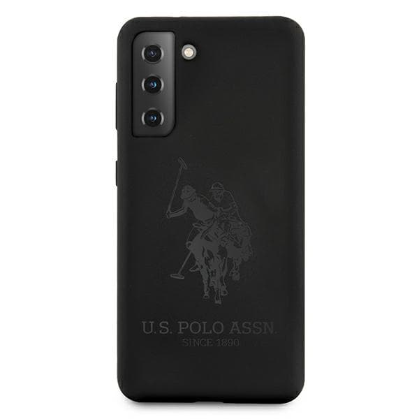 US Polo Silikone On Tone Etui til Galaxy S21 Sort