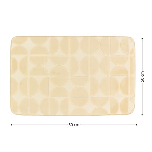 Roy kylpyhuoneen matto 50x80 cm beige