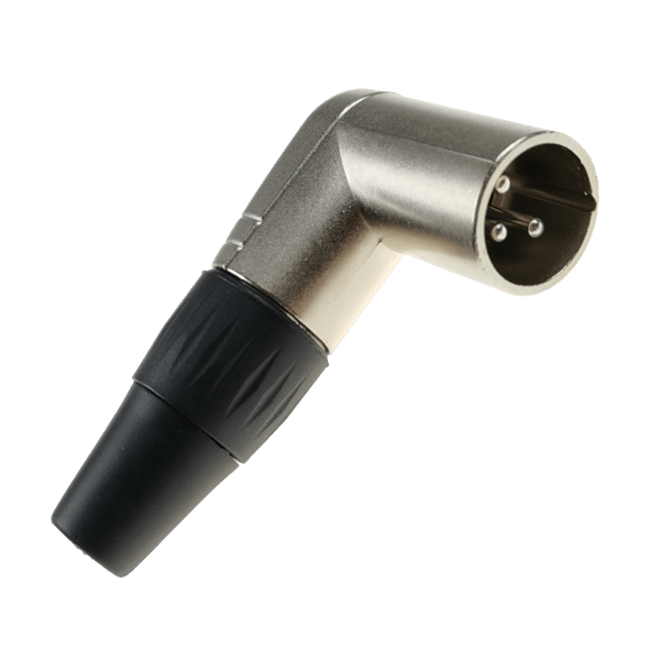 Vinklet XLR-stik Roxtone RX3RMP-NT