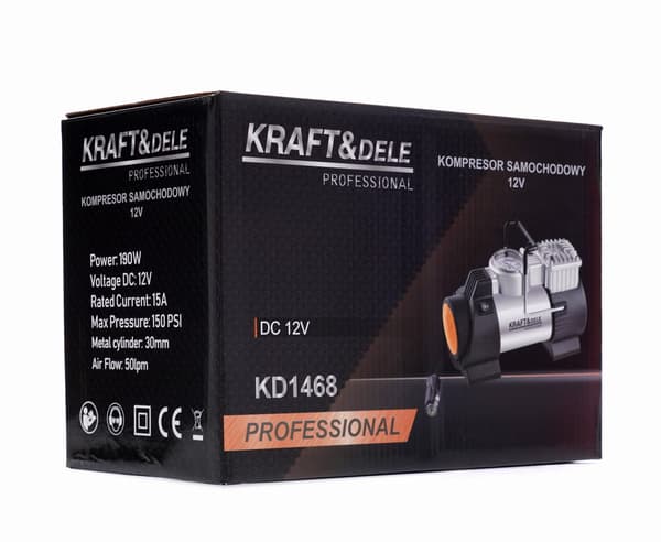 Bærbar bilkompressor 12V 190W KD1468
