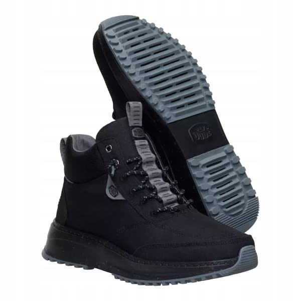 HEYDUDE TAHOE NYLON 42058 |43| SORT/GRANITGRÅ