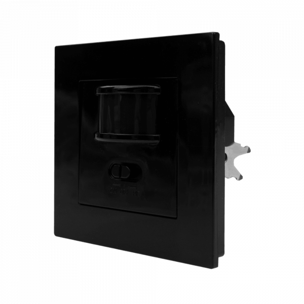 PIR-rörelsesensor, väggmonterad, 230V, 400W, 9m, svart, Ecolight