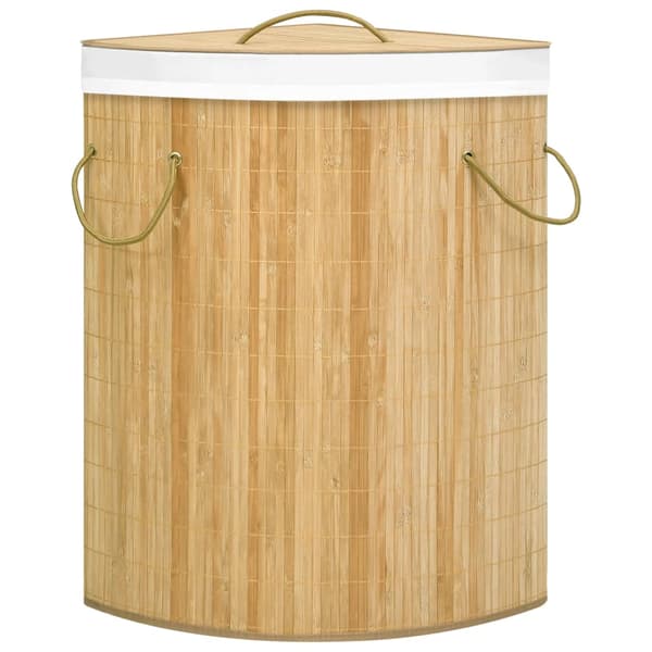 vidaXL Bambuinen kulmapyykkikori 60 l