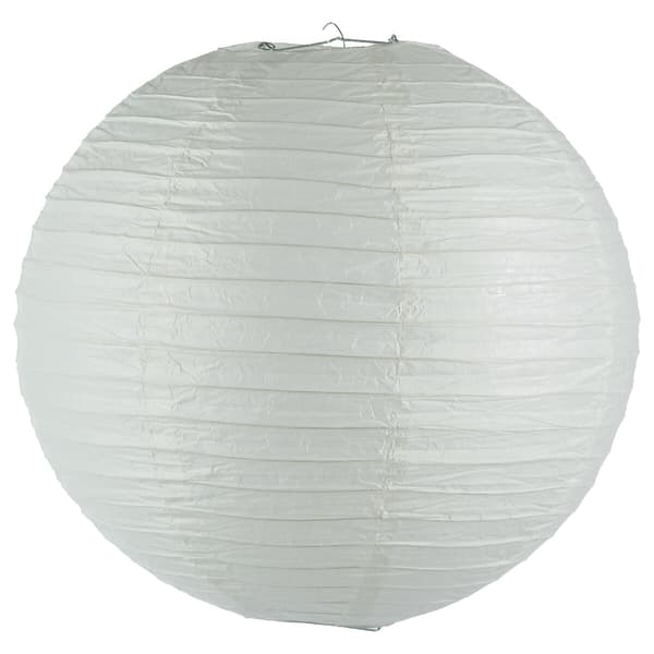 Vit papperslykta 45 cm
