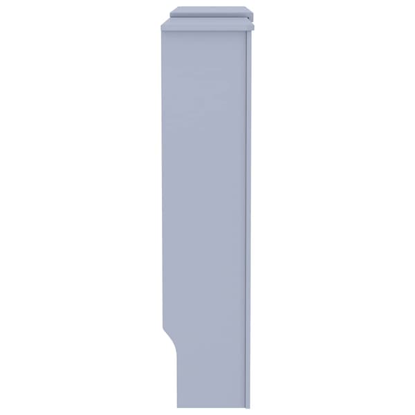 vidaXL Radiatorskydd, MDF, Grå, 205 cm