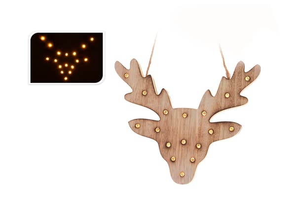 LED-dekoration - Rensdyr 25 cm
