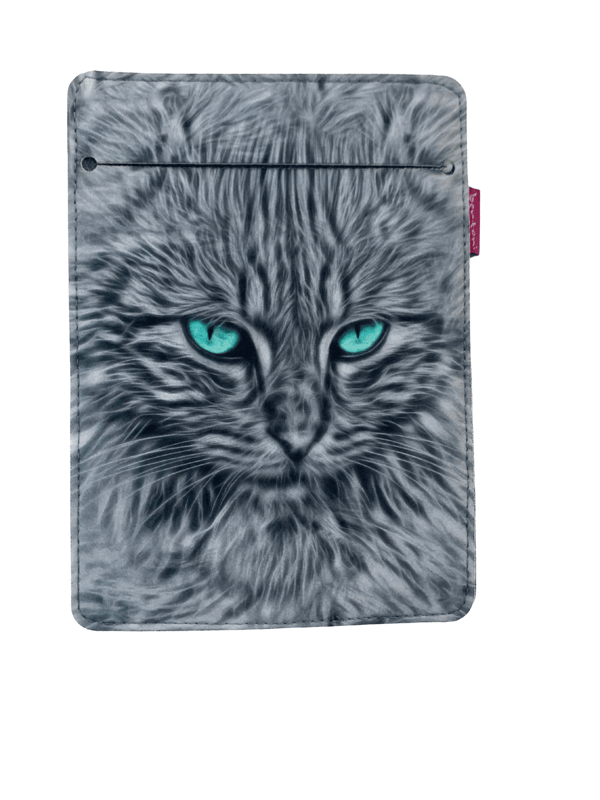 Arco Design 6-7" e-boksfodral - EcoFilc, Baltazar-tryck, grå, passar Kindle / PocketBook