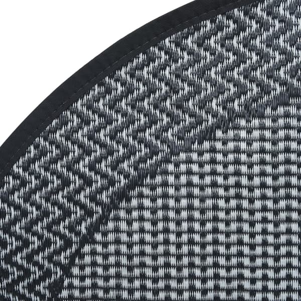 vidaXL Ulkomatto, Harmaa, Ø160 cm, PP