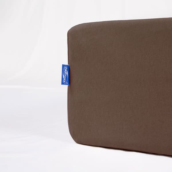 Stræklagen 140x200 elastisk JERSEY 100% BOMULD chokolade