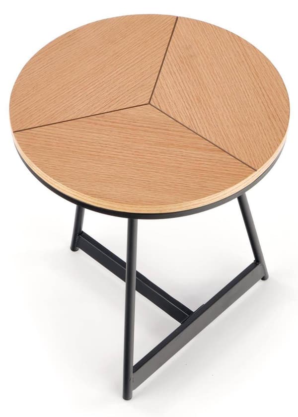 Karida soffbord, naturfärgad ek, 45 cm