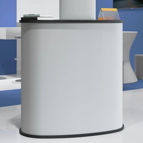vidaXL foldbar markedsdisk 90x48x93 cm, træbaseret materiale