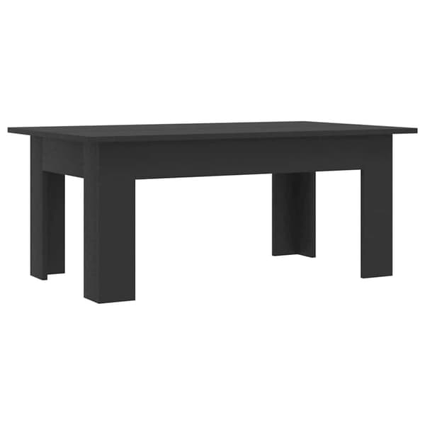 vidaXL sofabord, sort, 100x60x42cm, spånplade