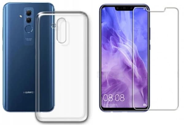 KLART BAGCOVER TIL HUAWEI MATE 20 LITE + GLAS